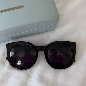 Karen Walker Super Duper Strength Glasses- Black